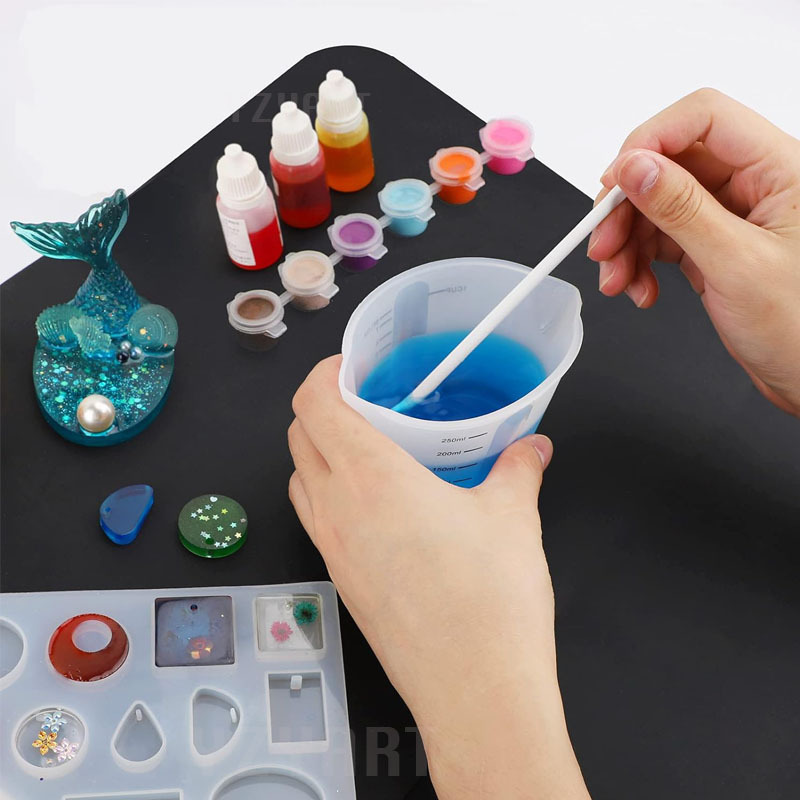 Mixing Cup Silicone - 1 adet Yaratıcı Basit 500 ml/250