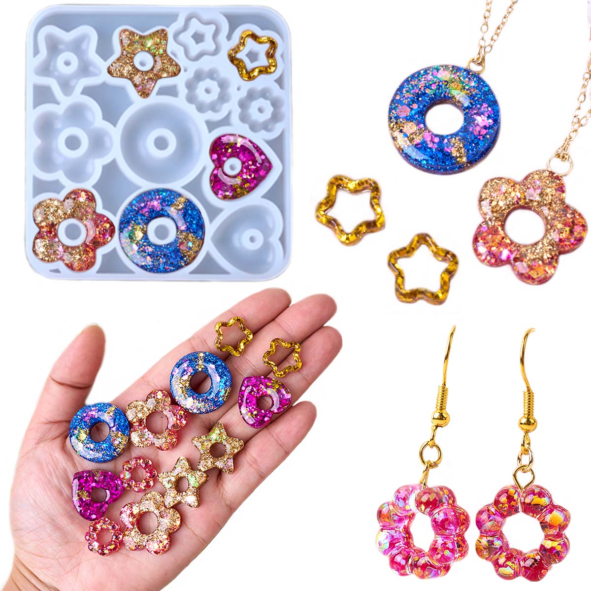 El yapımı çivi üzerinde şeffaf - Resin Craft Material incelemesi ve fiyatı