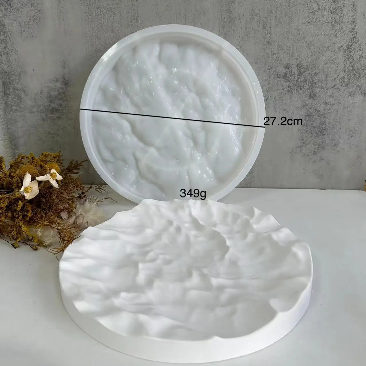 Düzensiz okyanus dalgaları büy - Coaster Mold Round incelemesi ve fiyatı