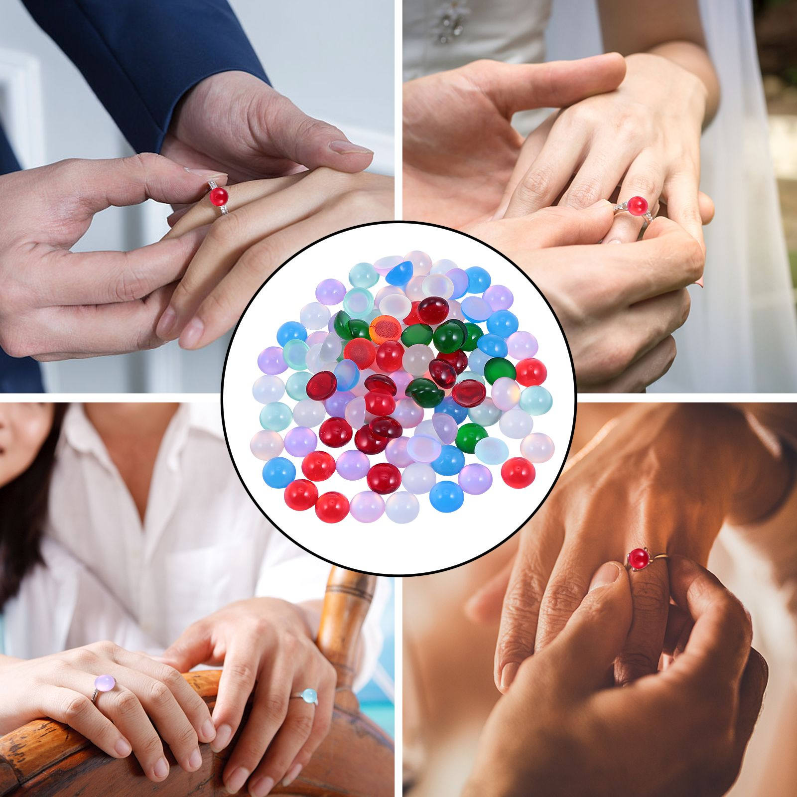 100 Adet Mükemmel İmitasyon Op - Resin Craft Material incelemesi ve fiyatı