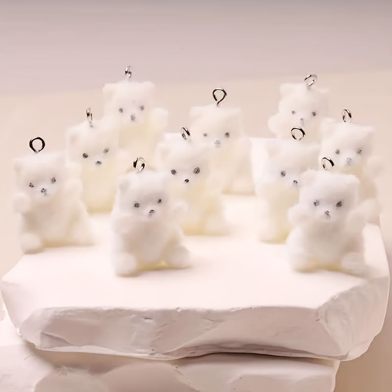 6 adet kutup ayısı reçine takı - Resin Craft Material incelemesi ve fiyatı
