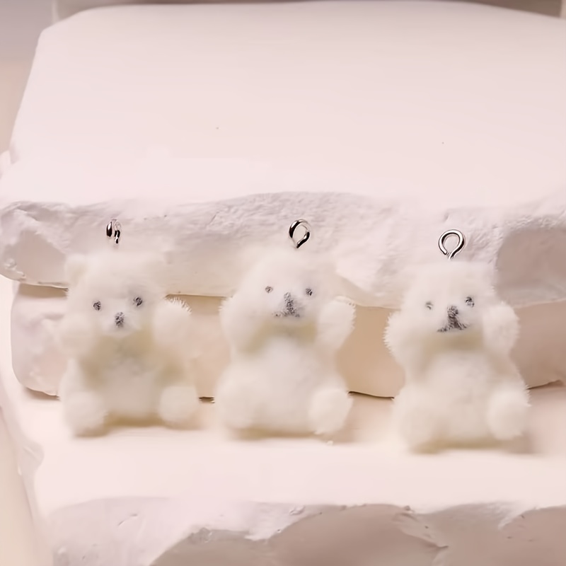 6 adet kutup ayısı reçine takı - Resin Craft Material incelemesi ve fiyatı