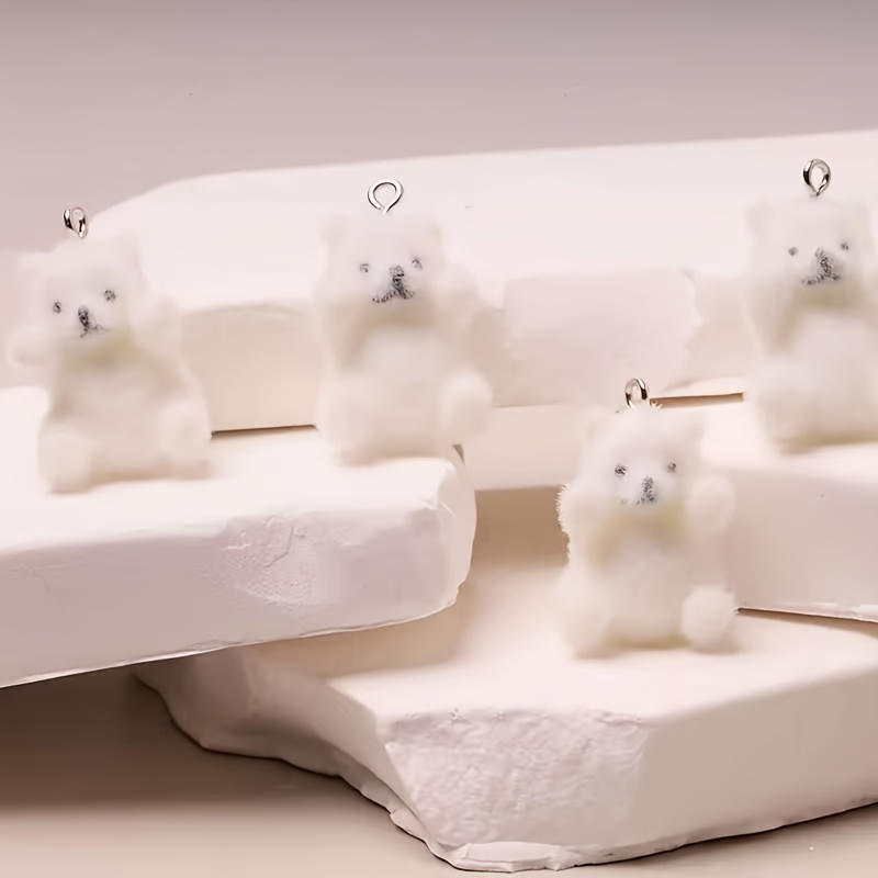 6 adet kutup ayısı reçine takı - Resin Craft Material incelemesi ve fiyatı
