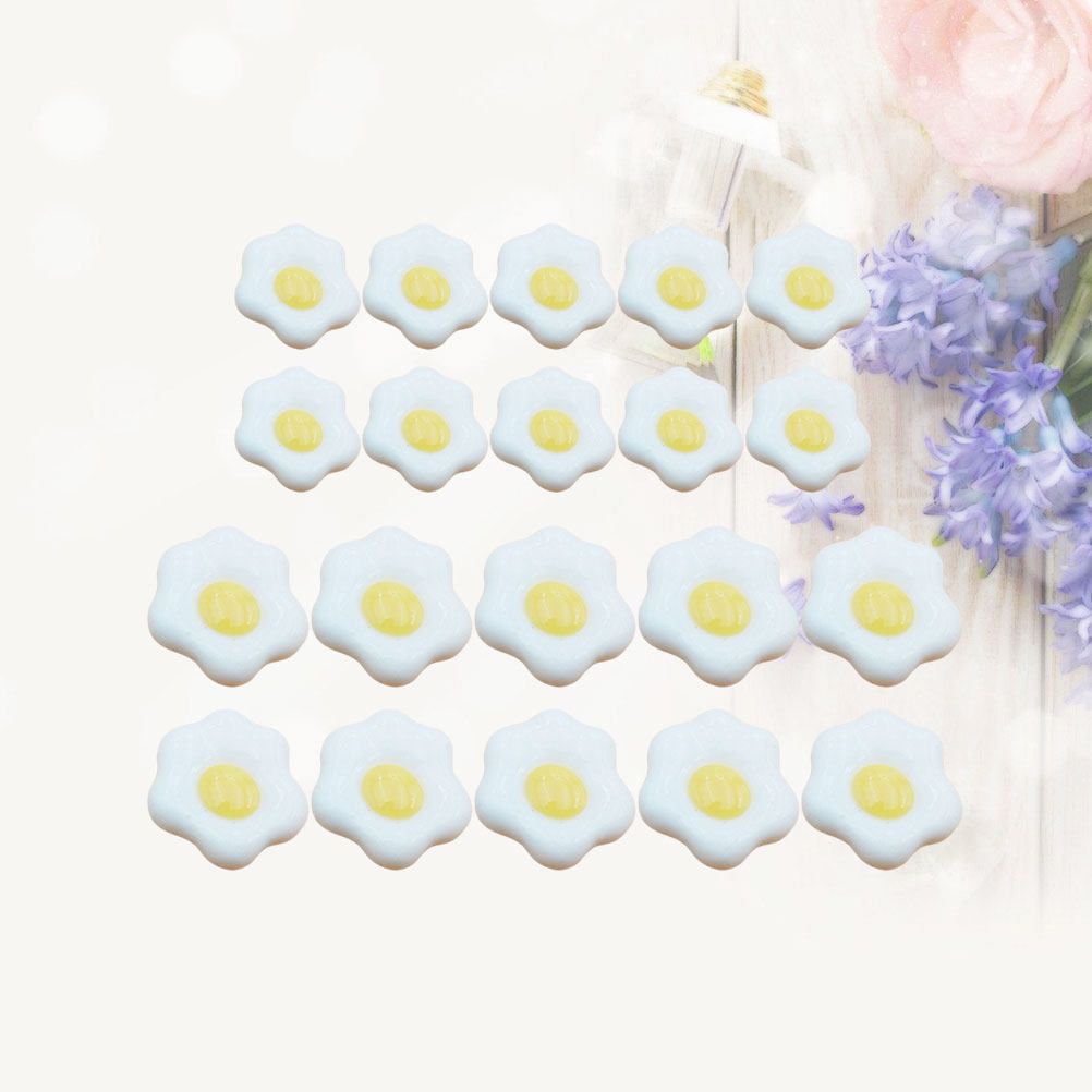 20 Adet Simüle Kızarmış Yumurt - Resin Craft Material incelemesi ve fiyatı