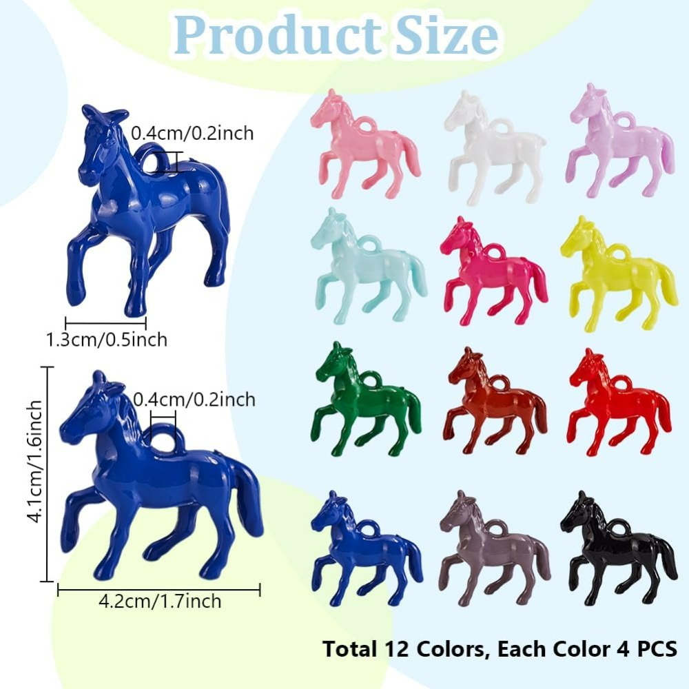 48 adet Opak Akrilik Kolye 12  - Resin Craft Kit incelemesi ve fiyatı
