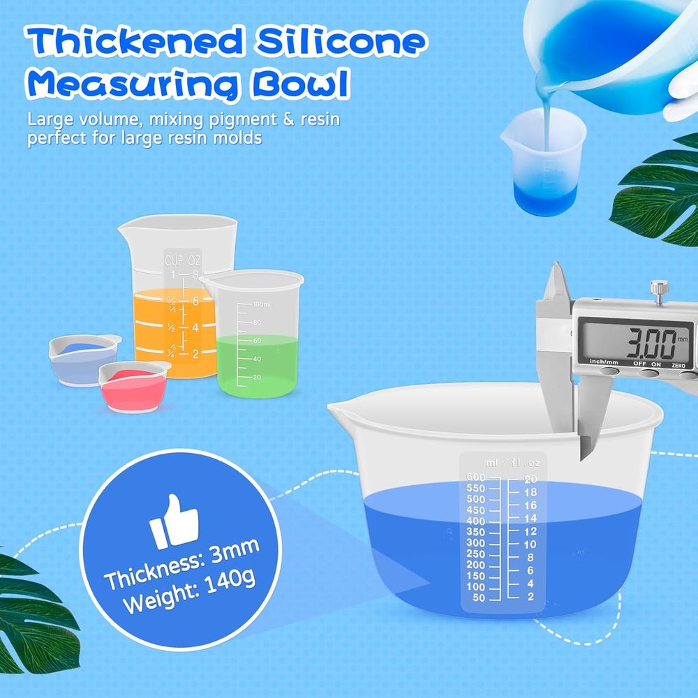 Silikon Reçine Karıştırma Ölçü - Mixing Cup Silicone incelemesi ve fiyatı